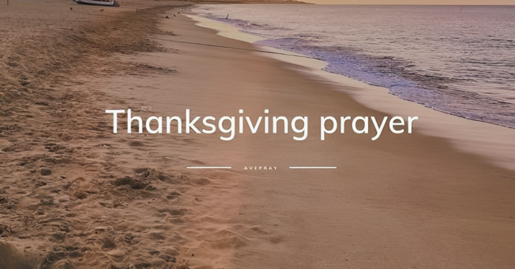 Short Prayer For Thanking God