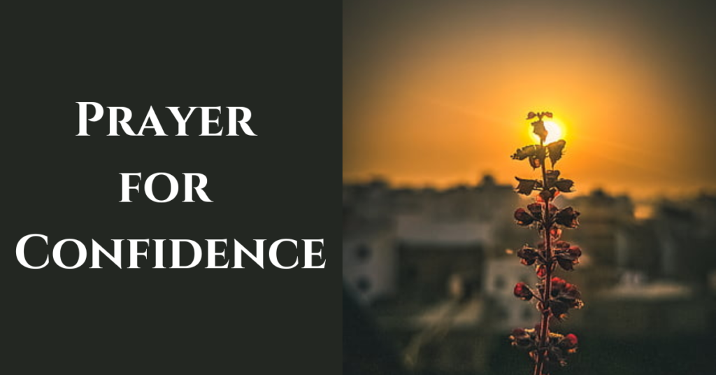 Short Prayer for Confidence