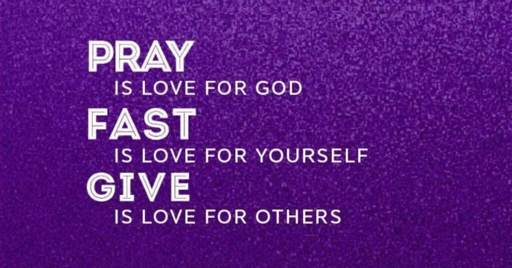 Short Prayers For Lent