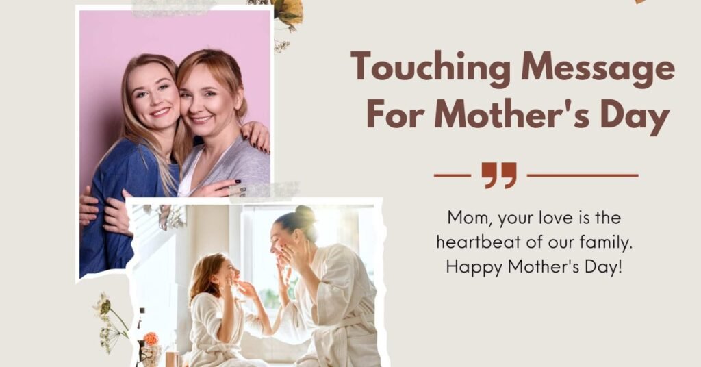 Touching Message For Mother's Day