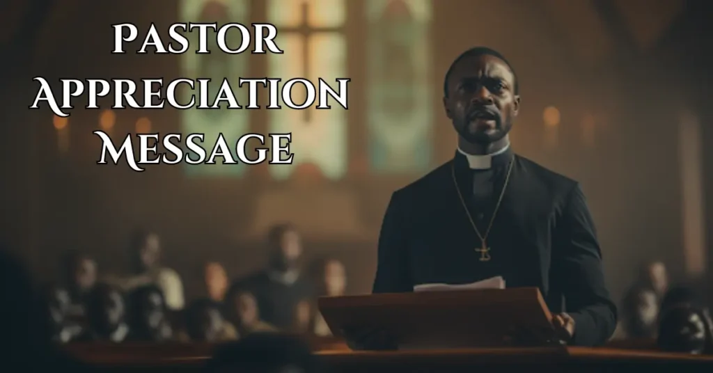 Pastor Appreciation Message