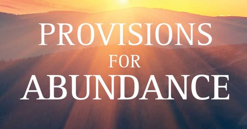 Prayer for Abundant Provision