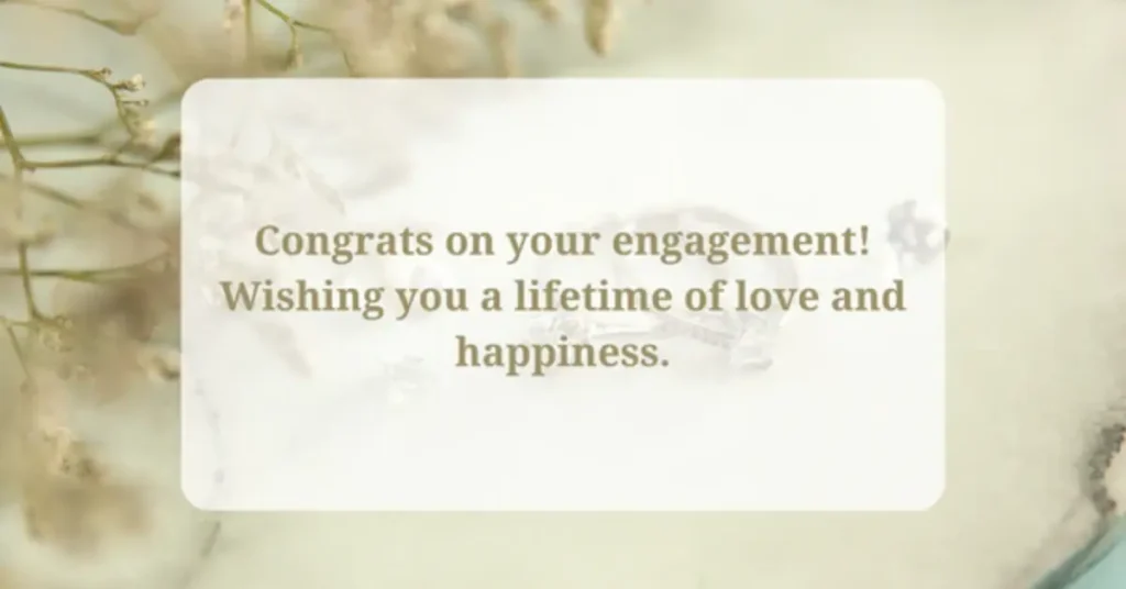 Short And Funny Happy Engagement Wishes To Friends and Colleagues