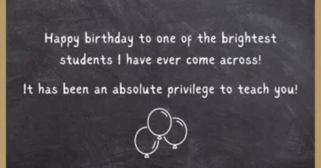 Best Birthday Message for Students