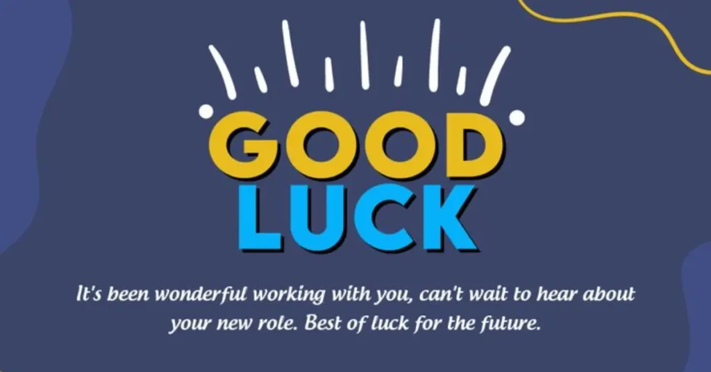 Good Luck Wishes For Future Career