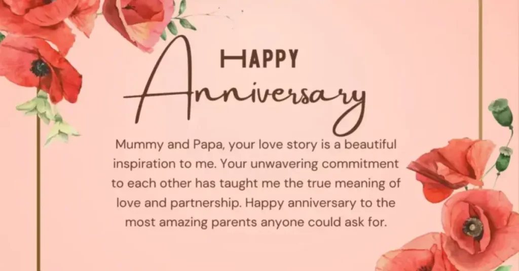 Anniversary Wishes For Parents From Children