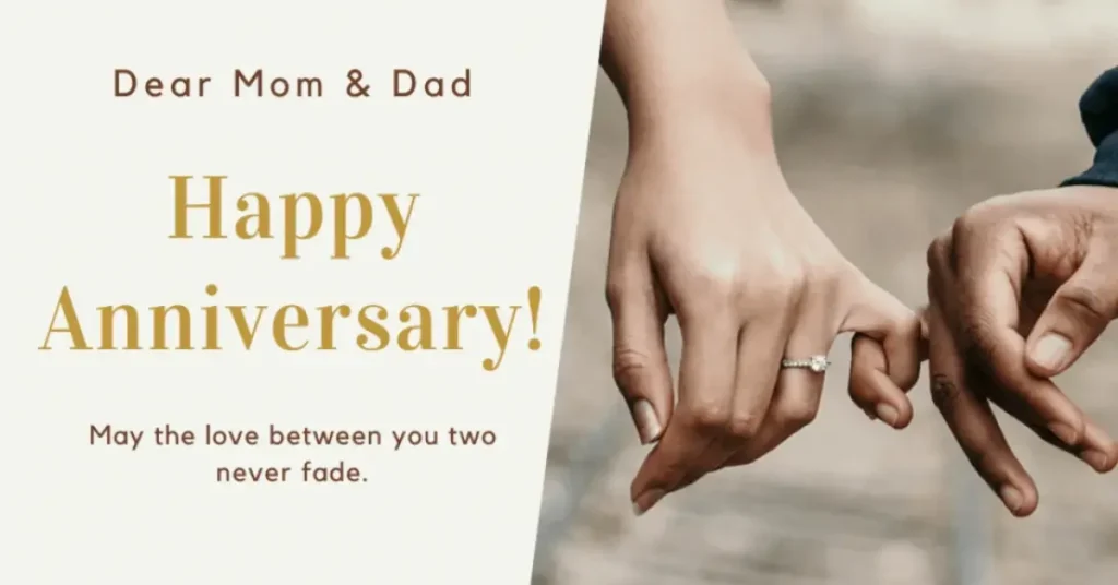 Anniversary Wishes For Parents From Daughter