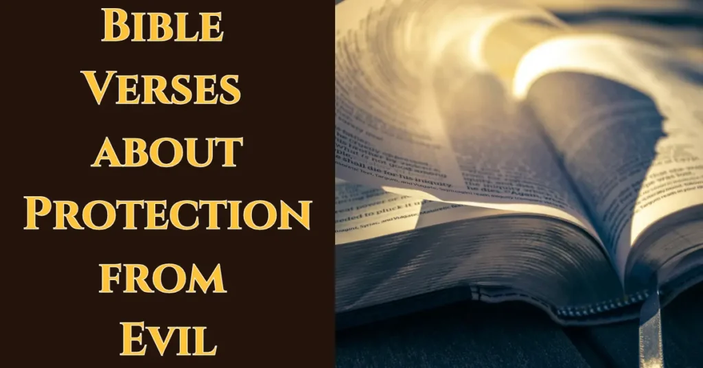 Bible Verses about Protection from Evil