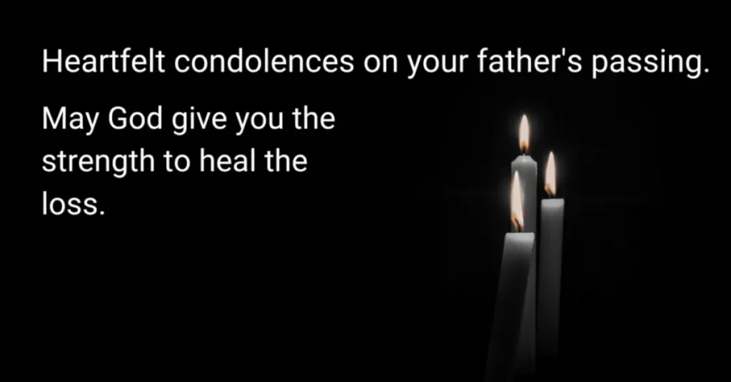 Condolence Message For Friend Father Death