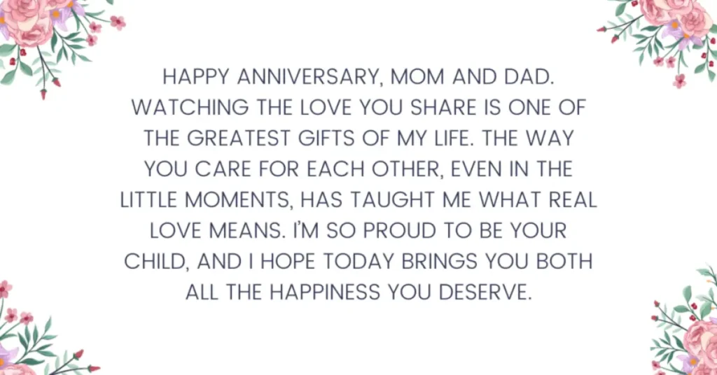 Happy Anniversary Mom And Dad From Son