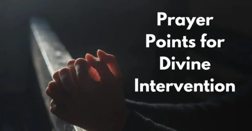 Prayer For Divine Intervention