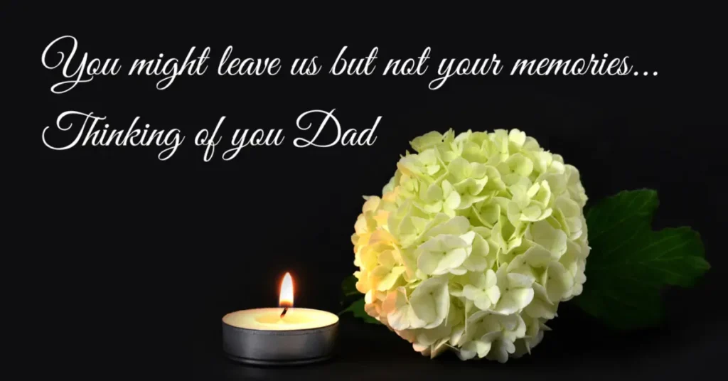 Short Condolence Message For Loss Of Father