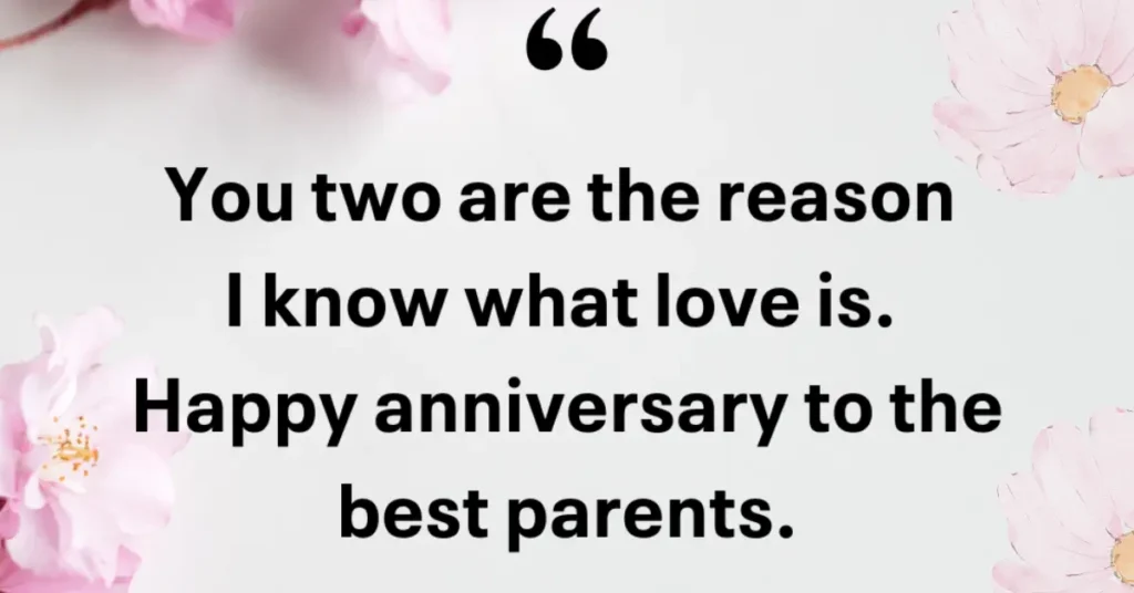 Sweet Anniversary Wishes For Mom And Dad