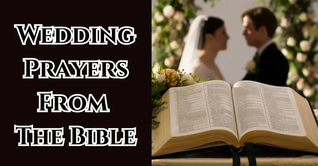 Wedding Prayers From The Bible