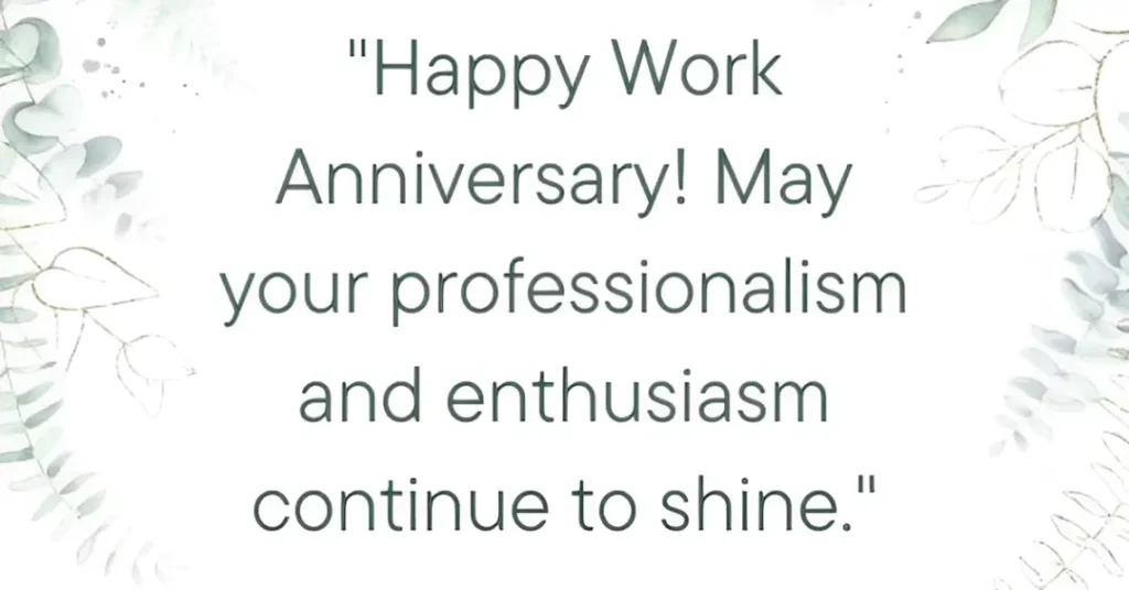 Work Anniversary Wishes To Friend