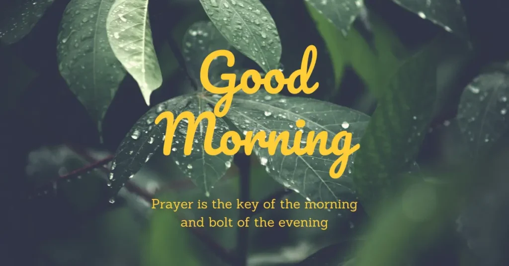 Good Morning Prayer For Success