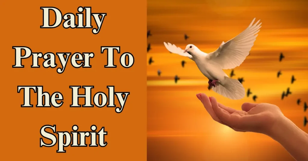 Daily Prayer To The Holy Spirit