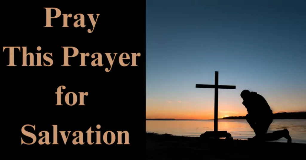 Pray This Prayer for Salvation