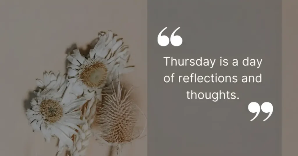 Special Thursday Quotes for Social Media